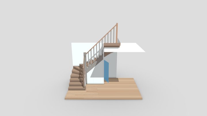 aménagement sous escalier1-2017 3D Model