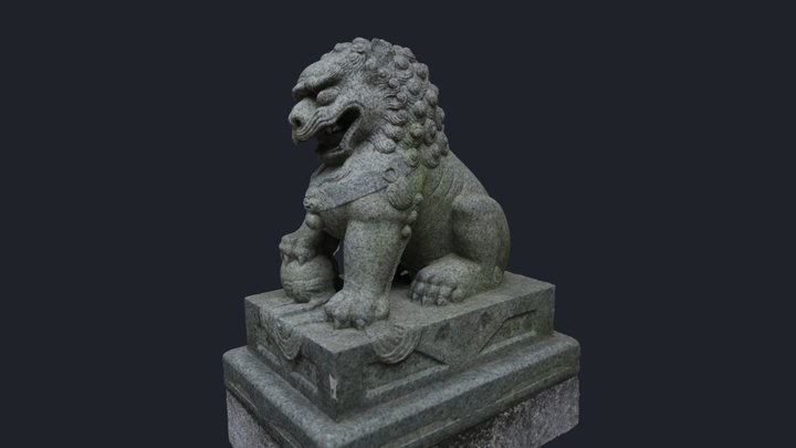 Lion Guardian 3D Model