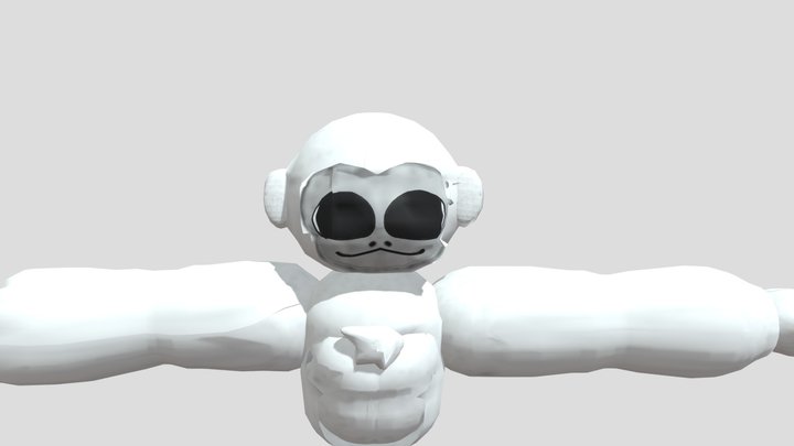 random monke I created 3D Model