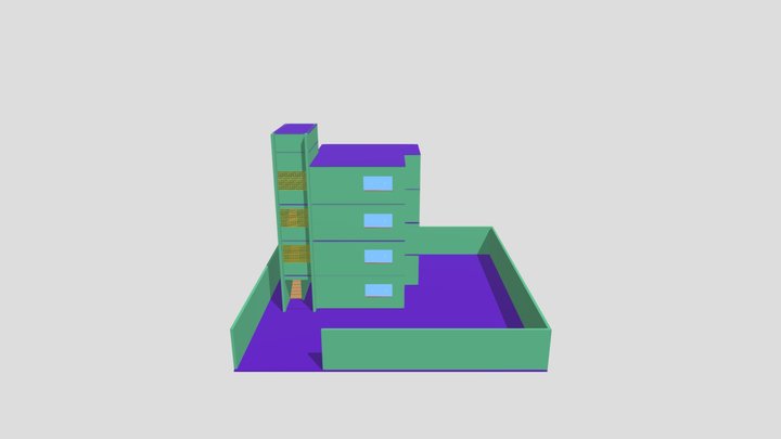 Projeto Residencial 3D Model
