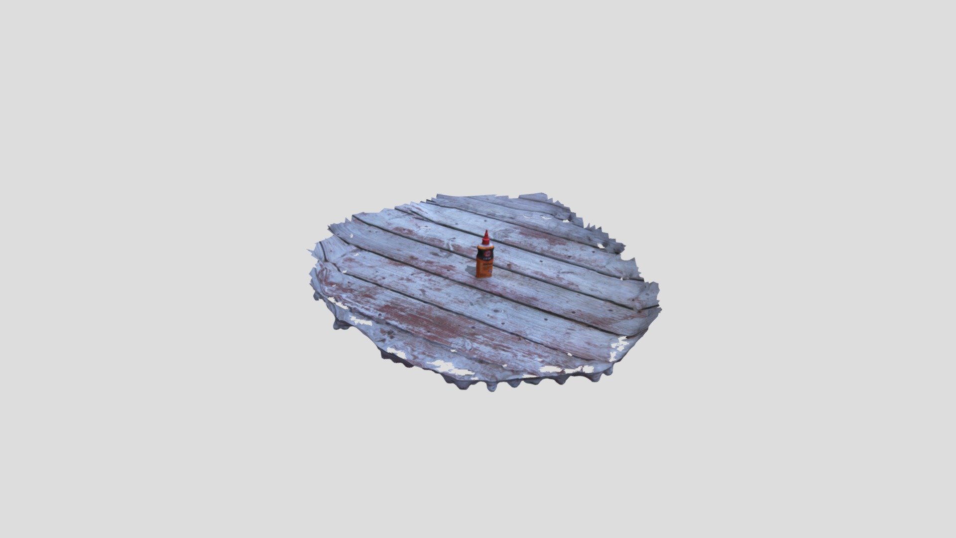 3d Oil Bottle