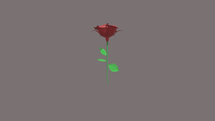 Rose 3D Model