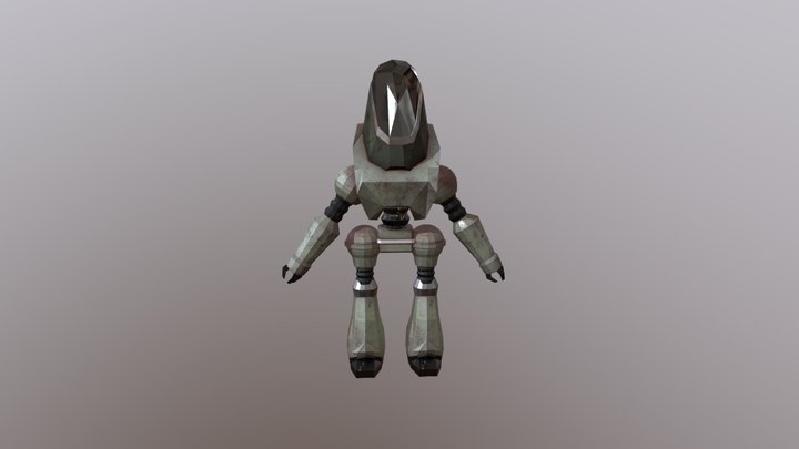 Protectron robot Fallout 3D Model