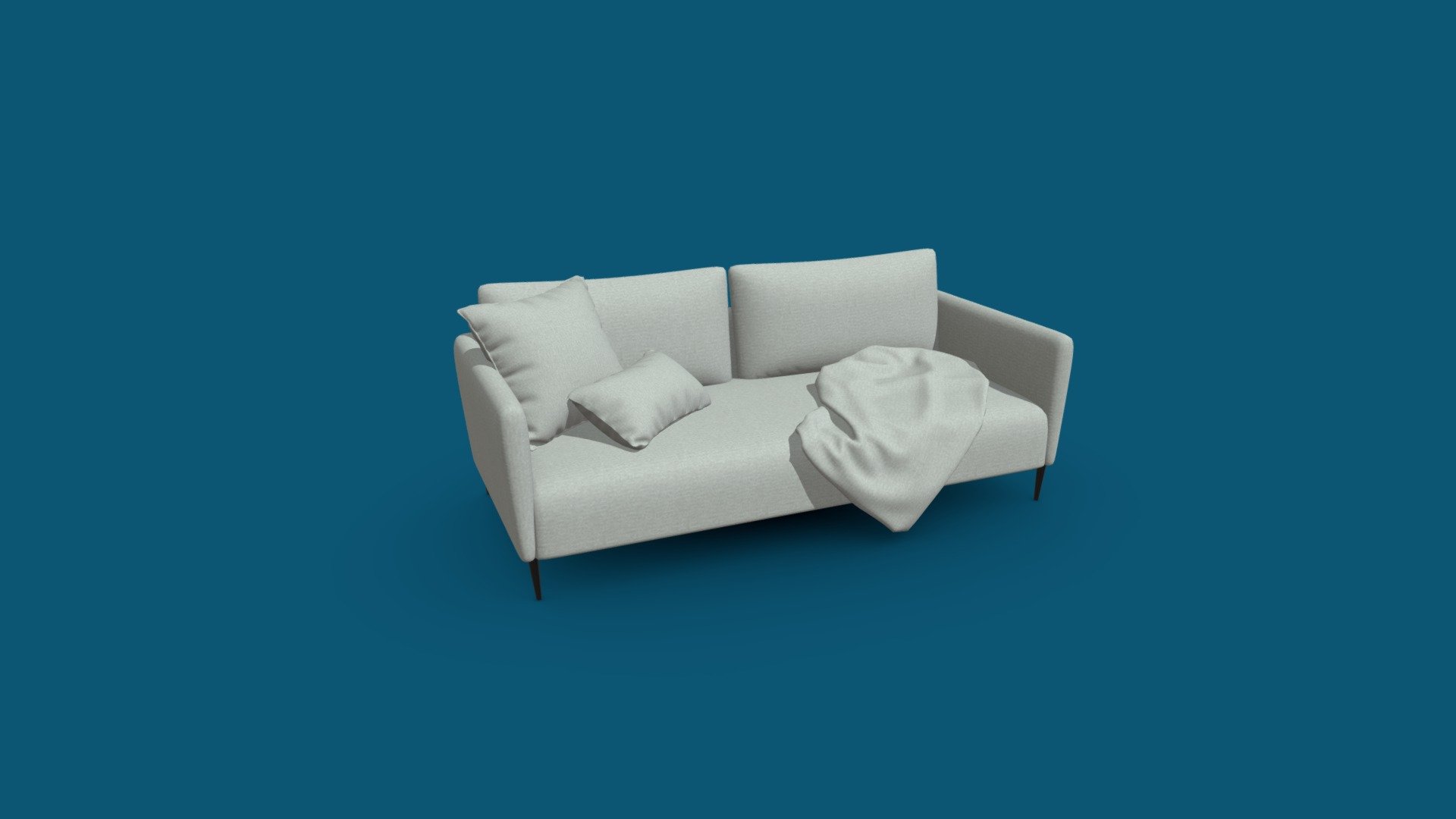 BERGEN SOFA 2P — Sketchfab embed 3D viewer