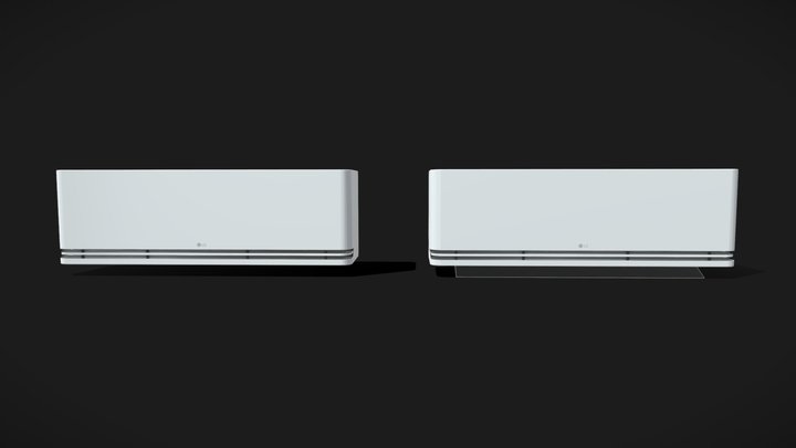 LG 2.5kW DUALCOOL Premium Air Conditioner – Free 3D Model STL