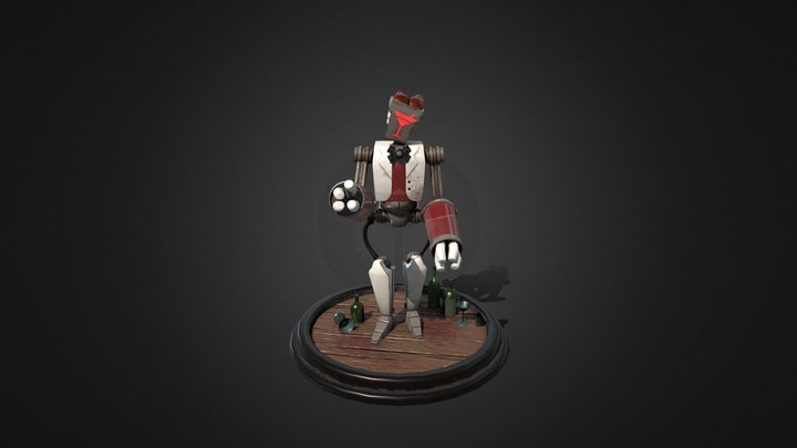 NC Skills 2025 -- ButlerBot 3000 3D Model