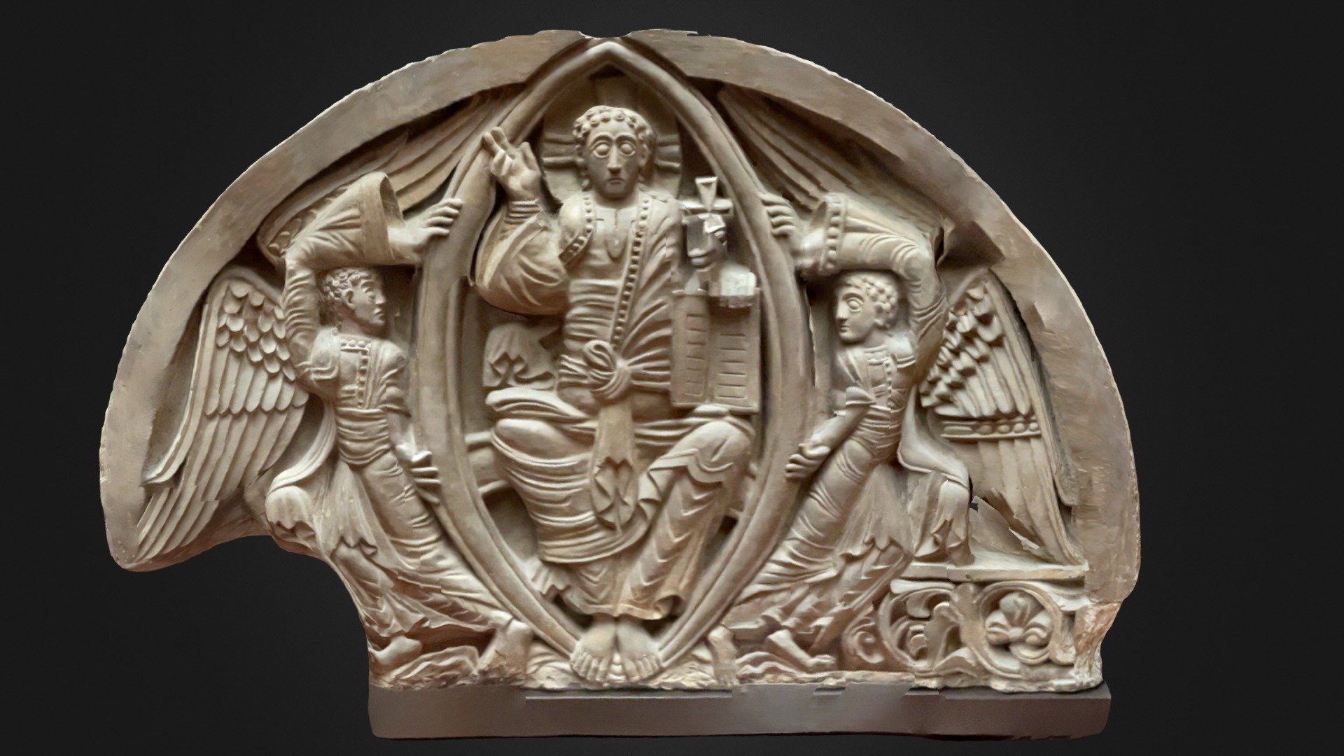 Plaster Cast copy of a Tympanum (1852-1854)
