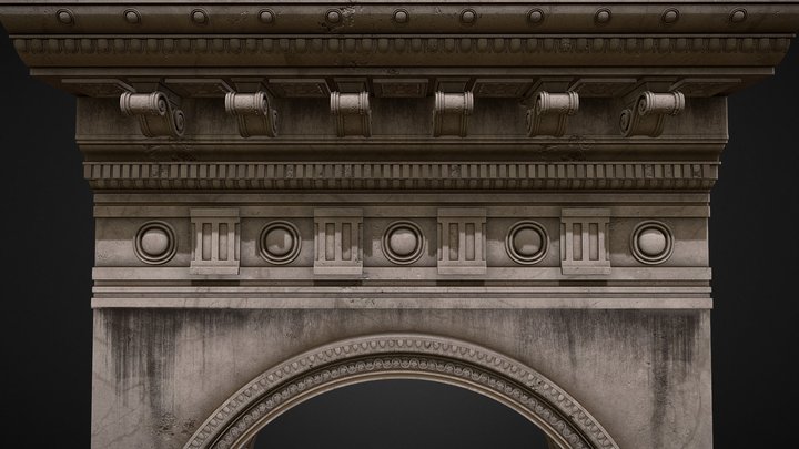 Ancient Arch 3D Model