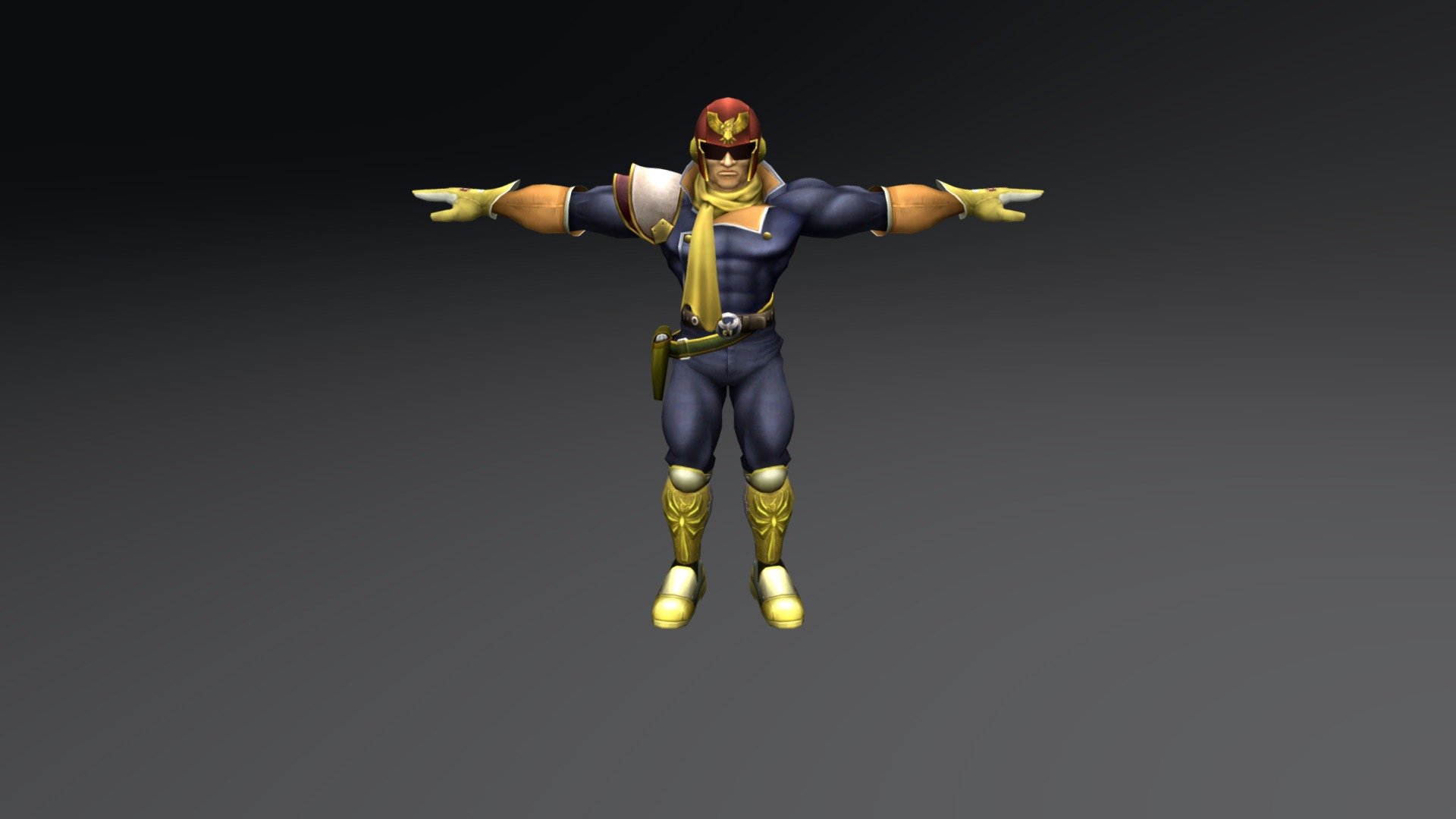 Captain Falcon 3D model by bakkon (bakkon) [edef13e