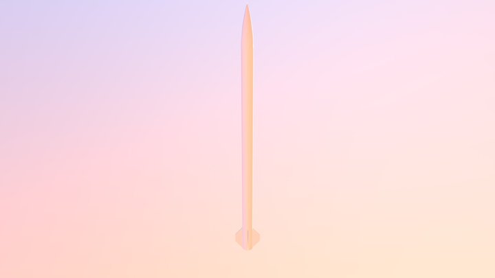 Rocket for bwood 3D Model