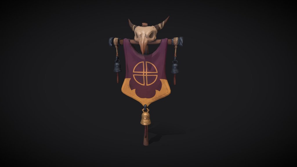 Stylized Shamanic Flag