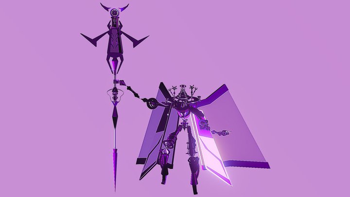 The Bearer Of Time (R’Lyehian Remake) 3D Model