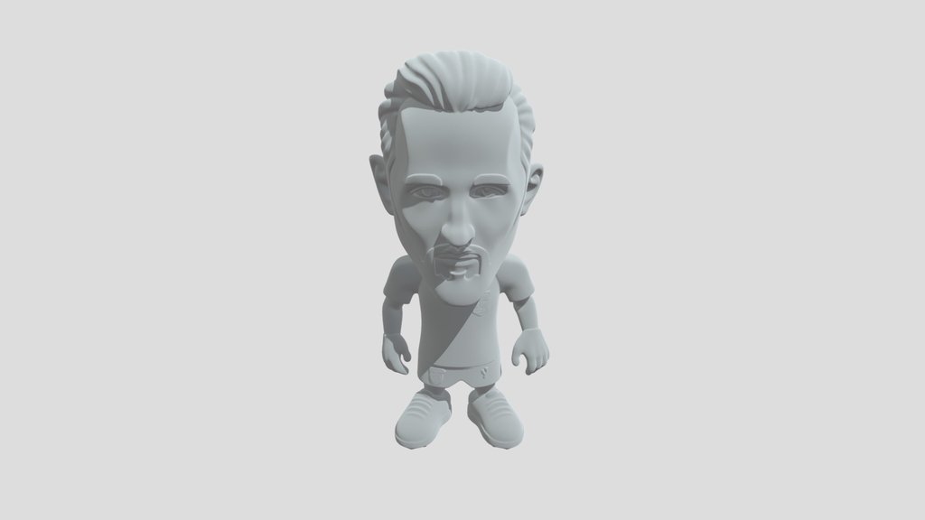 Bearded England Footballer Bobblehead