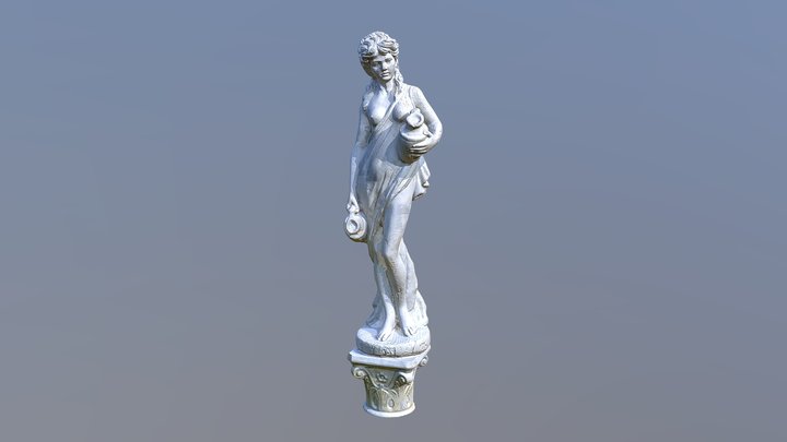 Statue of a girl 3D Model