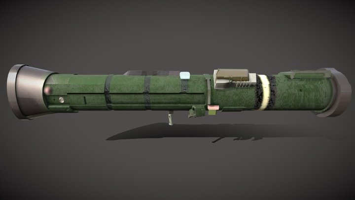3D Model based on the AT-4  Rocket launcher
