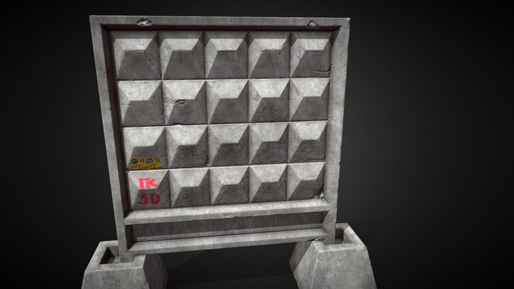 Fence plate 3D Model
