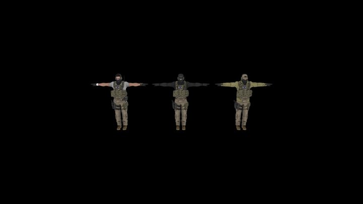 Mgs4 South American PMC – Modello 3D gratuito STL