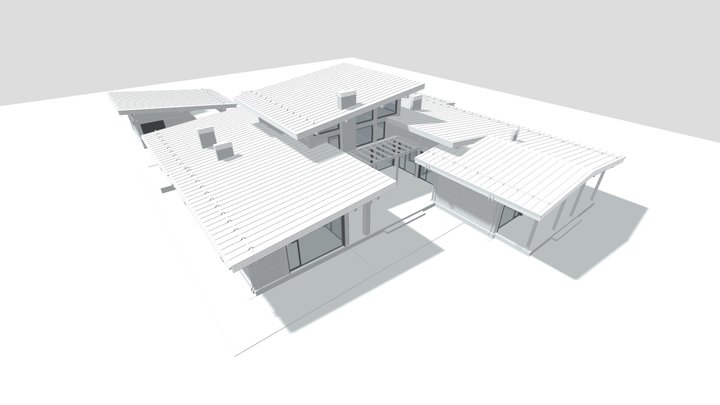 EcoLux - фахверковый дом класса люкс. 3D Model