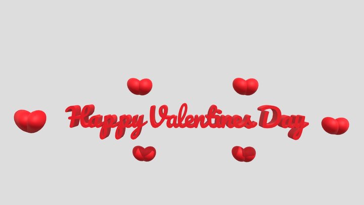 Valentines Day _ 3D Model