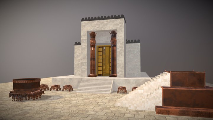 Salomon's Tempel 3D Model