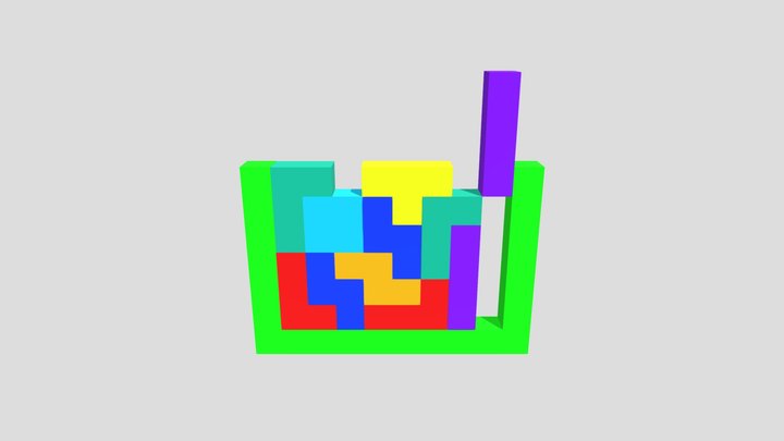 Tetris Board 3D Model
