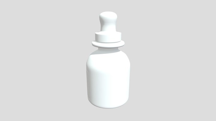 Ink Bottle 3D Model