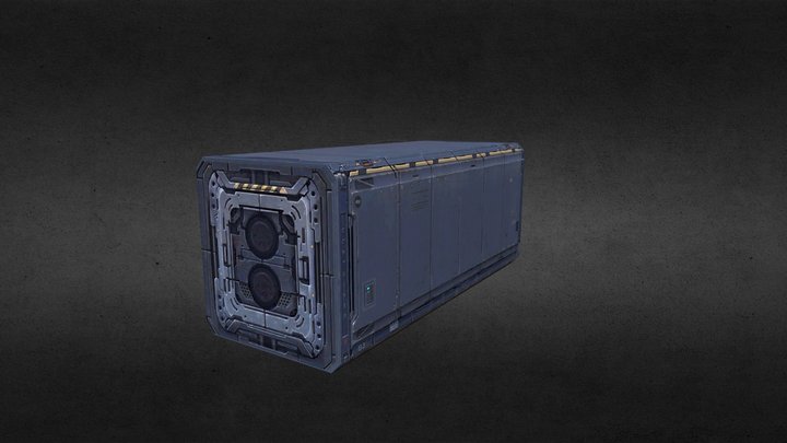 TDM02 Container02 3D Model