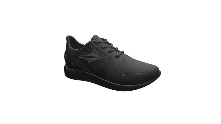 Topper Fast - Black/Black 3D Model
