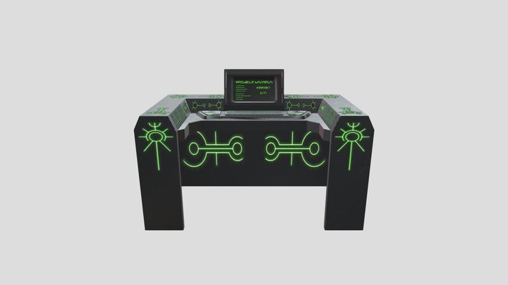 Computer Model Texture Detailing Tests 3D Model