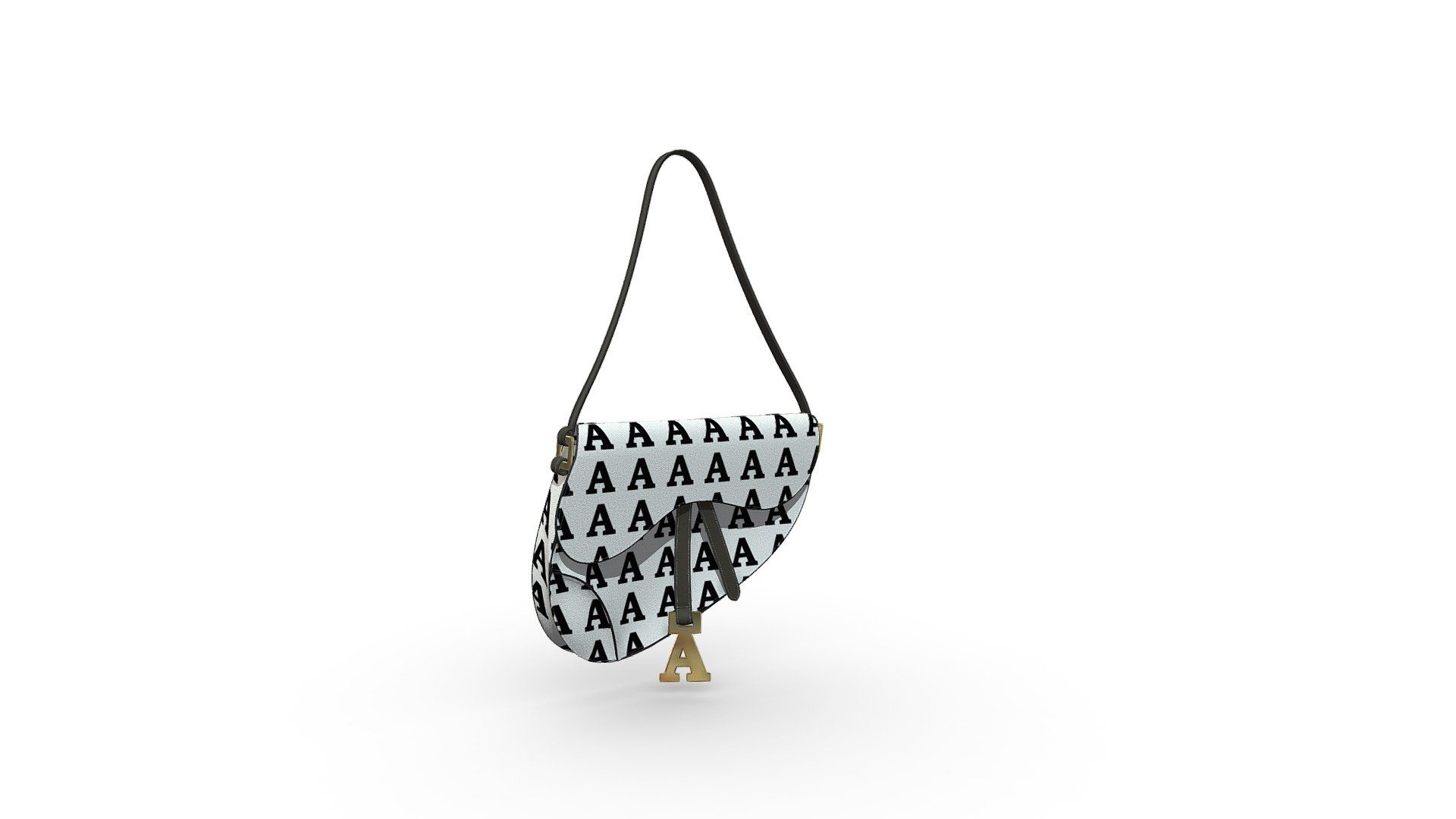 Dior Saddle Bag 3D Model Collection
