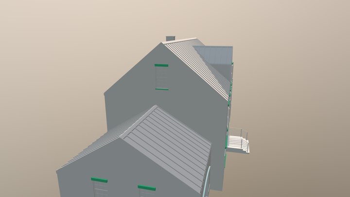 Test modern house 233 3D Model