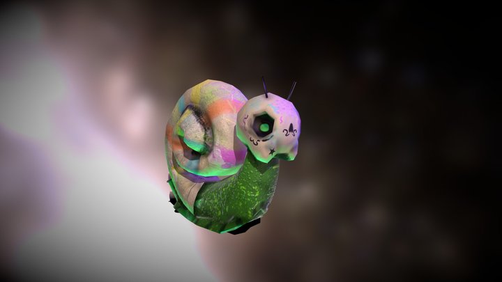 Spooky snail [Gary the Scary] World skills 2021 3D Model
