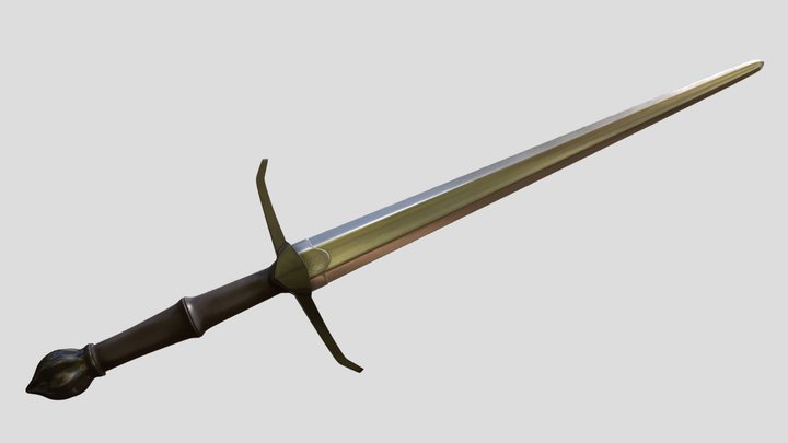 Long Sword 3D Model