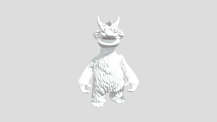 Big Mean Carl from the muppets 3D Model