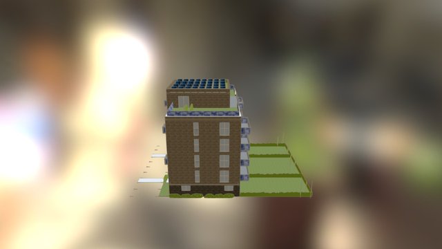 Greenbody - Mansion Block 3D Model