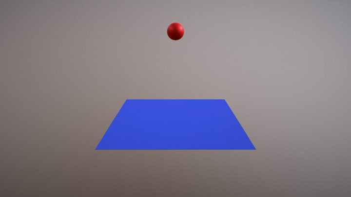 Bouncing Ball 3D Model