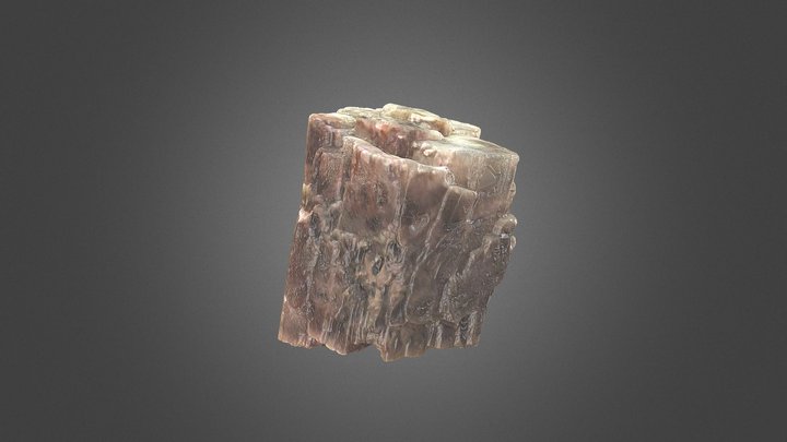 Aragonite Crystal 3D Model
