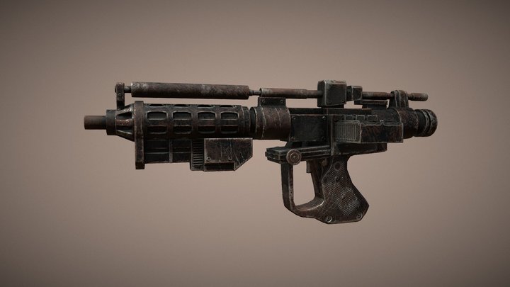 E5 Blaster 3D Model