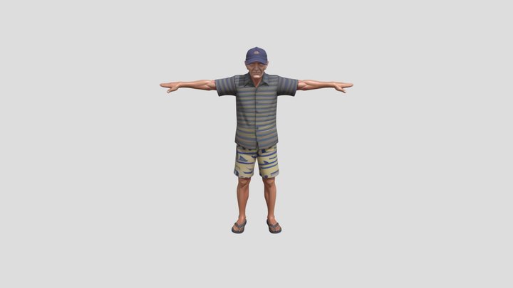 Old man 3D Model