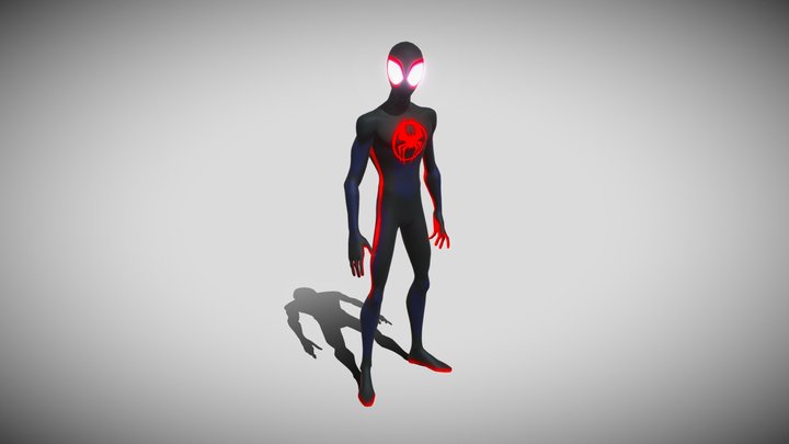 miles morales Rig rigged bone free 3D Model