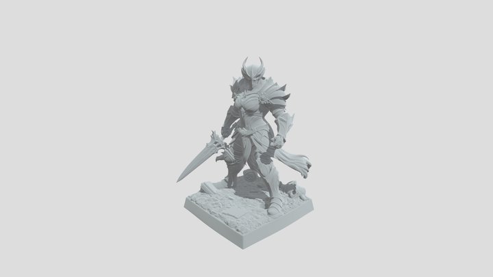 Infernal Forge Knight 3D Model