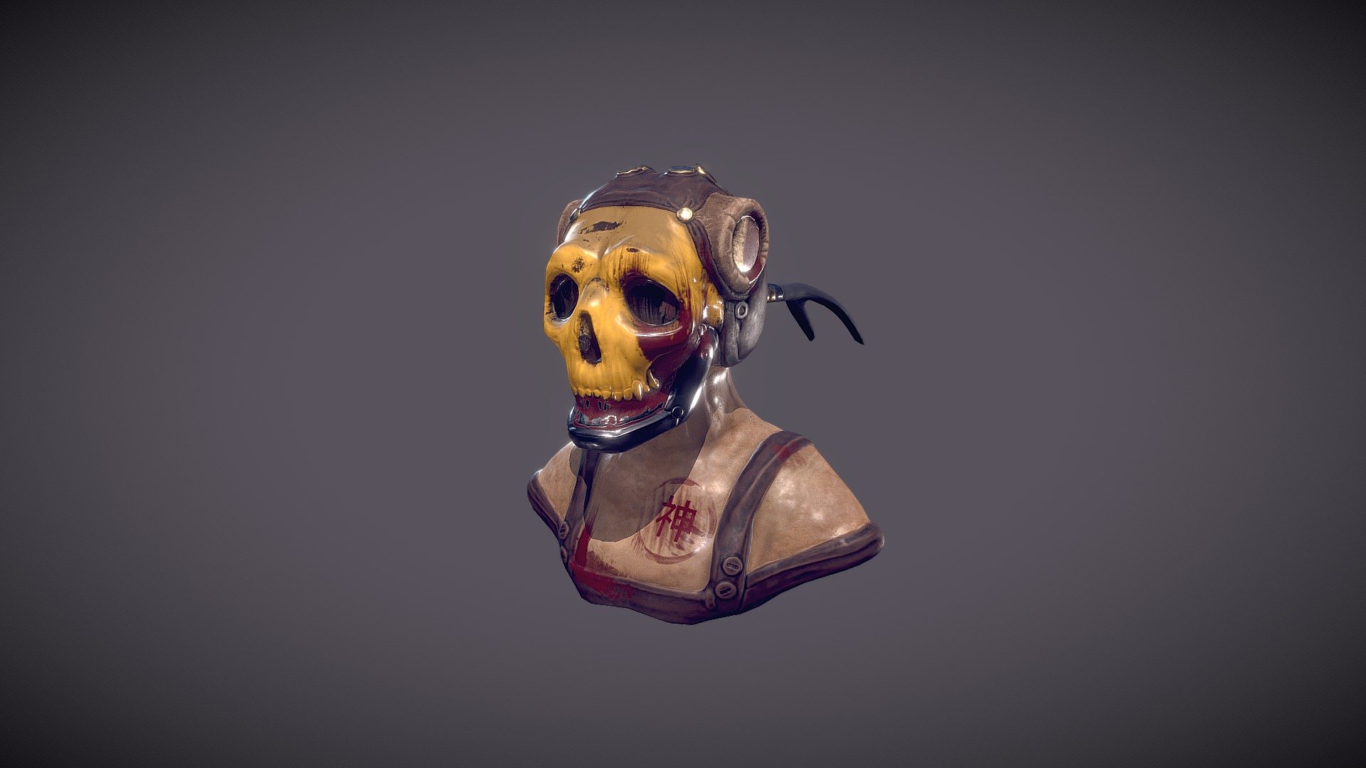 Skull Helm / Mad Max inspired desert punk