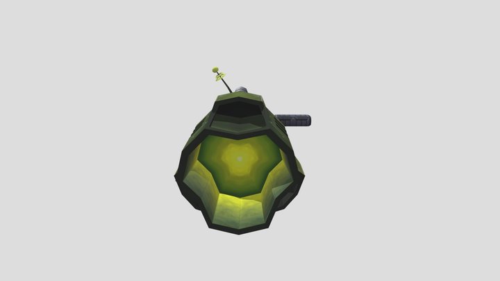 Tetrabomb Gun 3D Model
