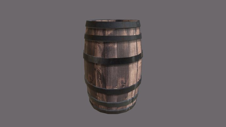 Barrel 3D Model