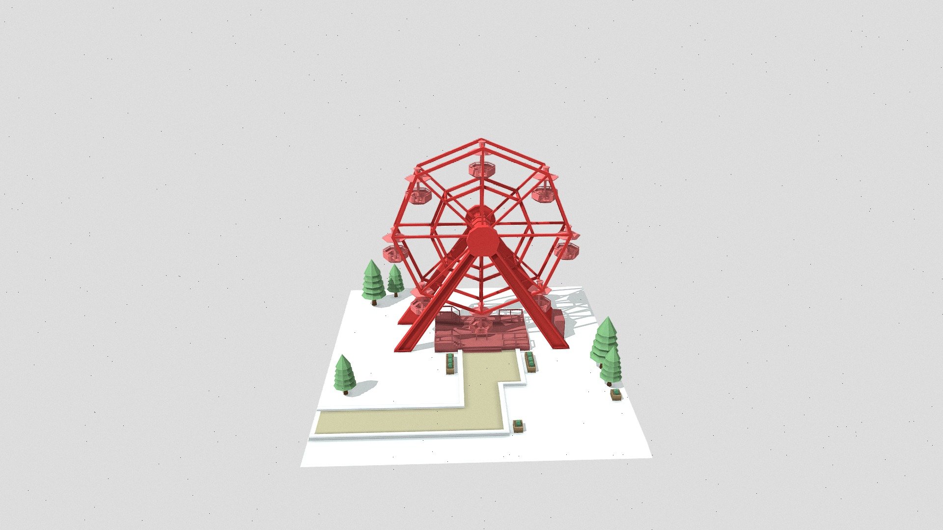 Amusement Park02 3d Model By Chenziyan Ee0455f Sketchfab