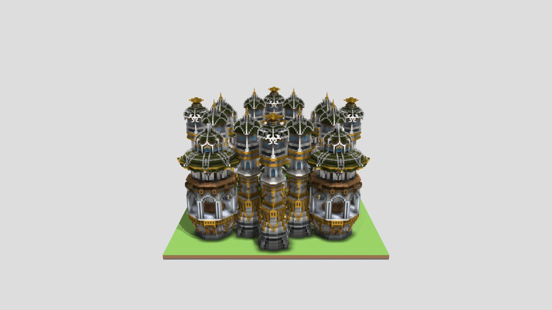 Color Structure Tower Hub - 150x150 - 3D model by Senior Studios ...