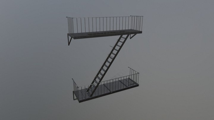 Stairs 3D Model