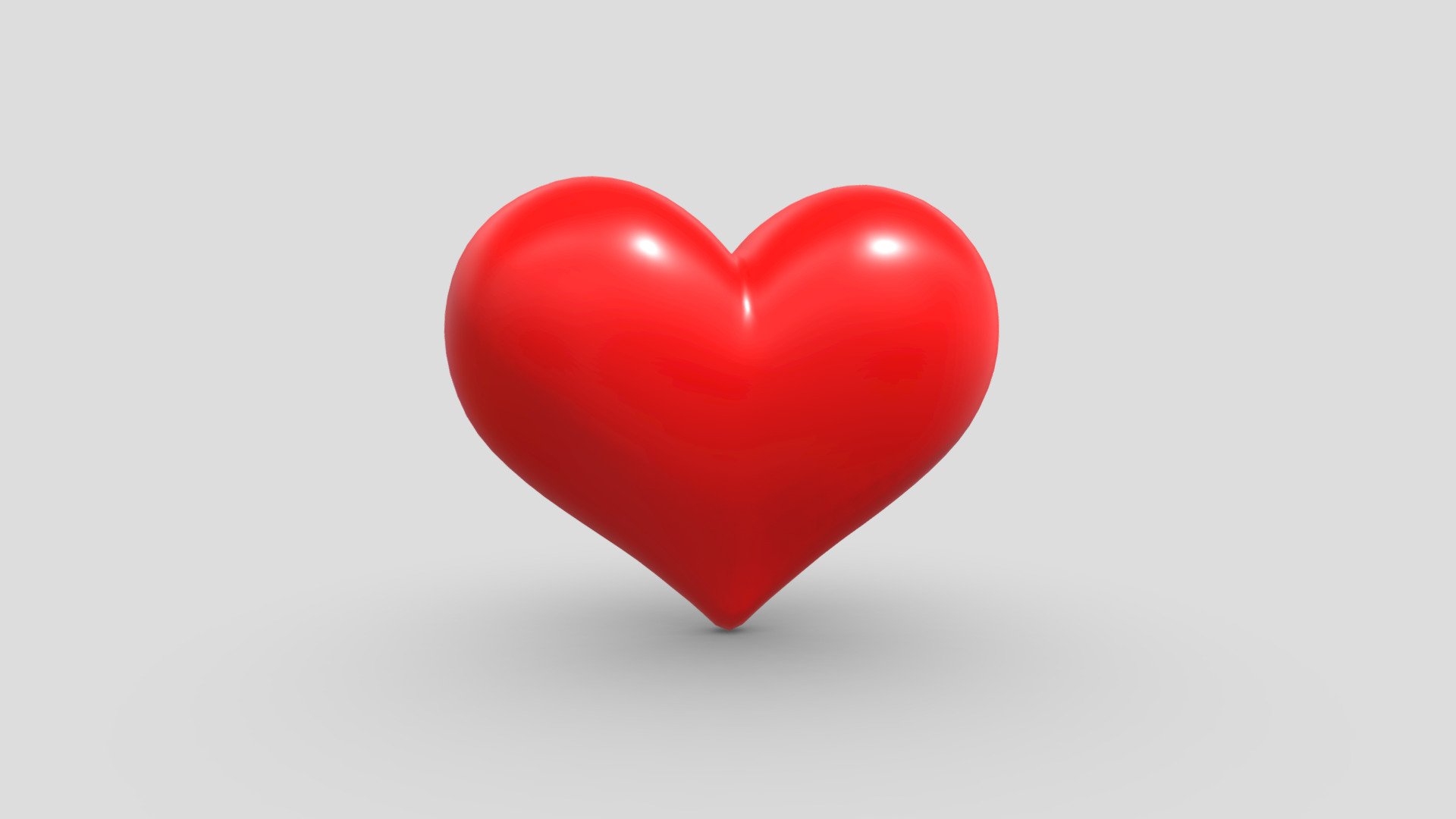 Heart Emoji Buy Royalty Free 3d Model By Assetfactory Ee06846