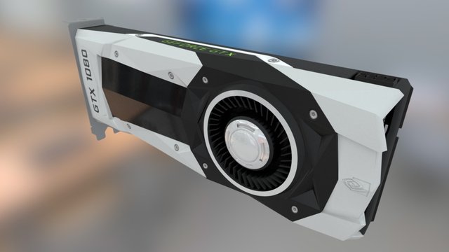 GTX 1080 3D Model