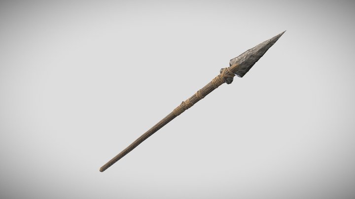 Spear - Stone Age/Primal 3D Model